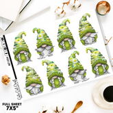 Green Daisy Gnomes